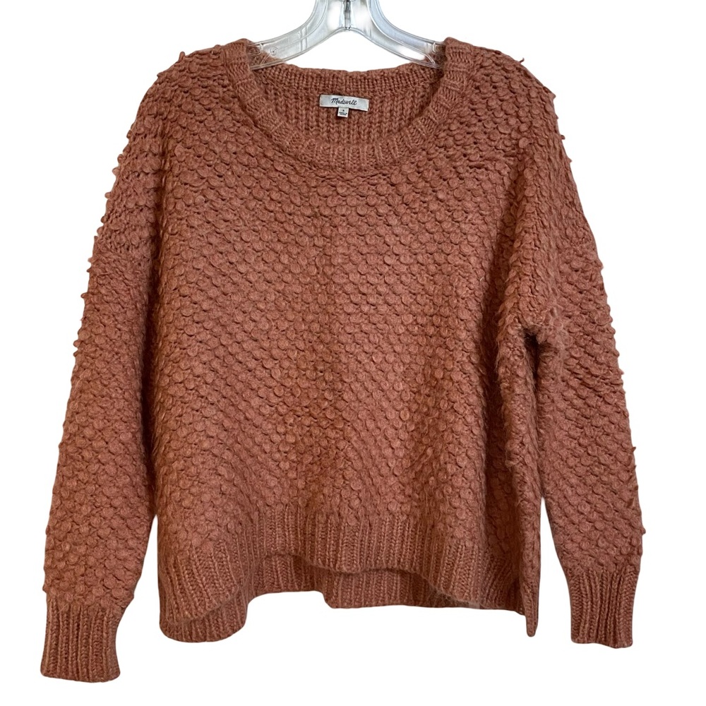 Madewell Popcorn Knit Mohair blend oversized sweater, size small